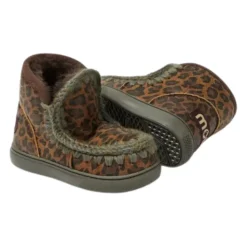Zapatos Planos Manchados Estilo Eskimo