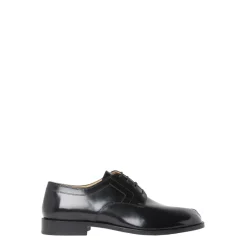 Zapatos Tabi de cuero pulido con cordones