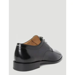 Zapatos Tabi de cuero pulido con cordones