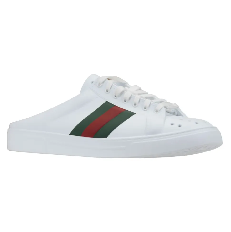 Zuecos de mujer con bandas bicolor
